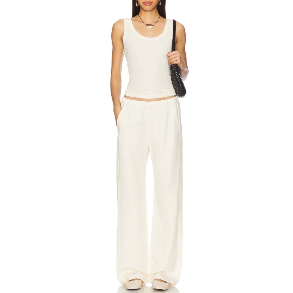 Enza Costa Twill Everywhere Pant Vanilla Women's Size 3 L